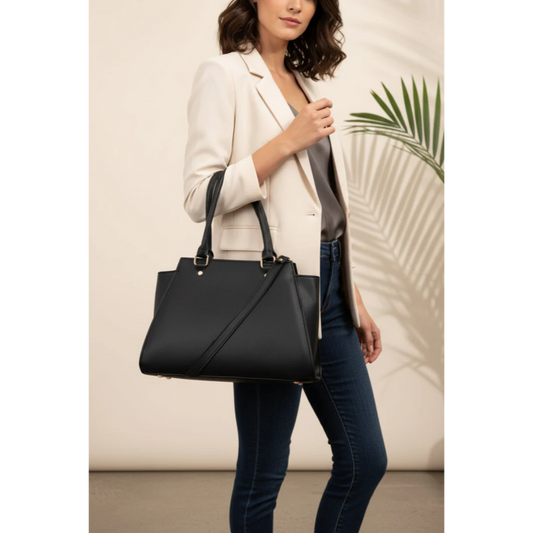 Curve Shoulder Bag - Black