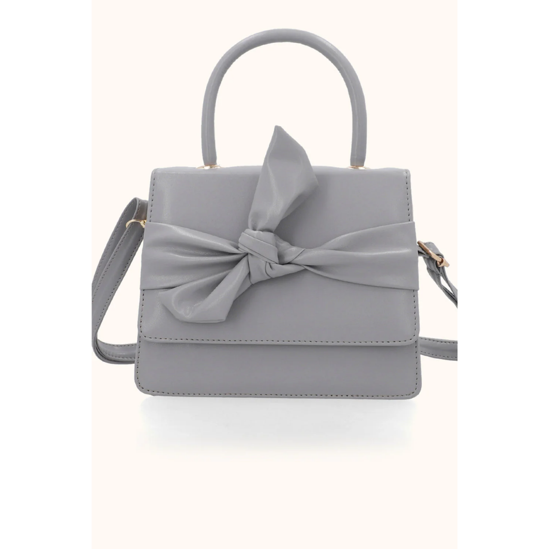 Elleknot Handbag - Grey