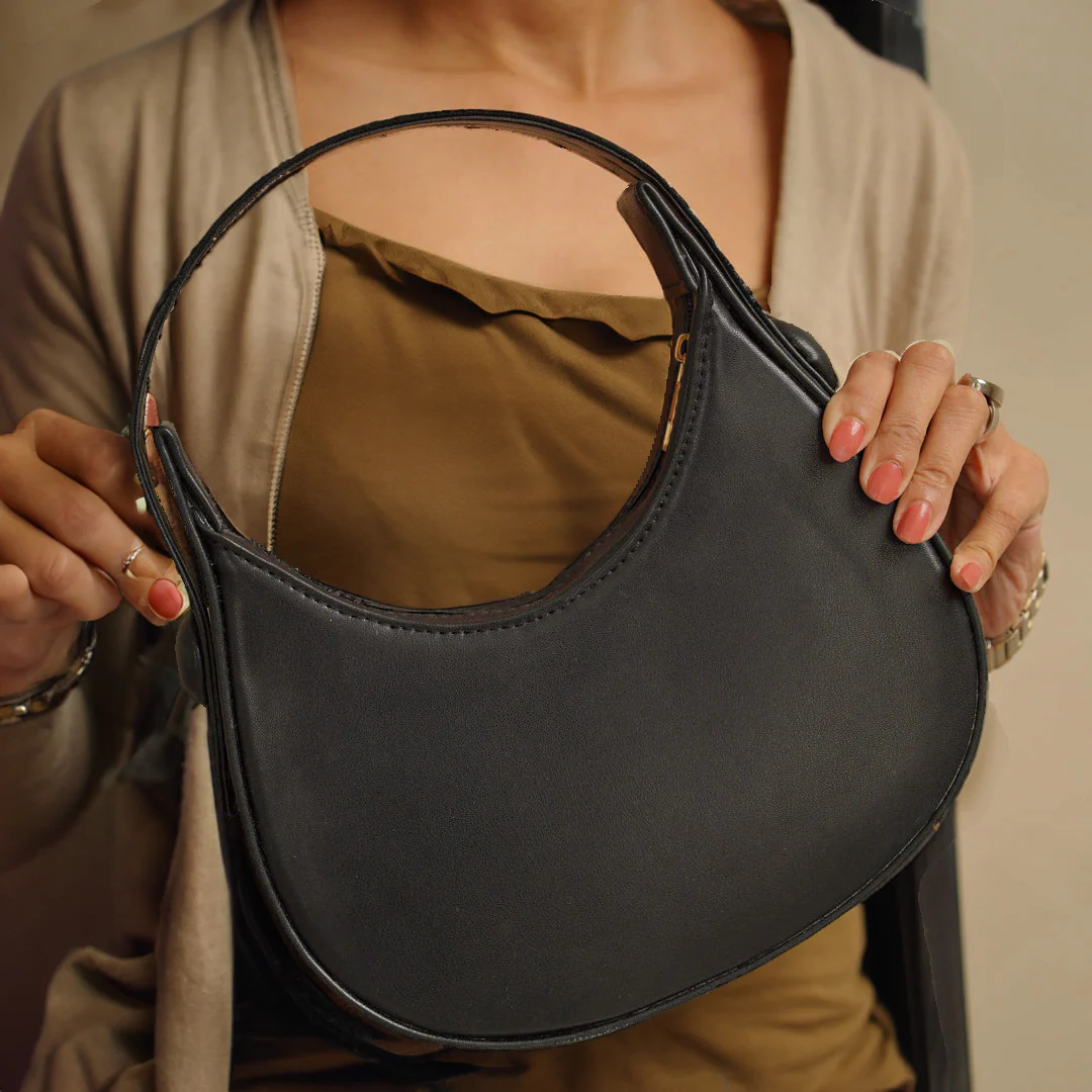 Hobo Moon Bag - Black