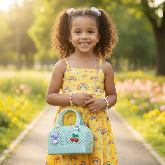 Mini Fiber Jelly Bag - Mint
