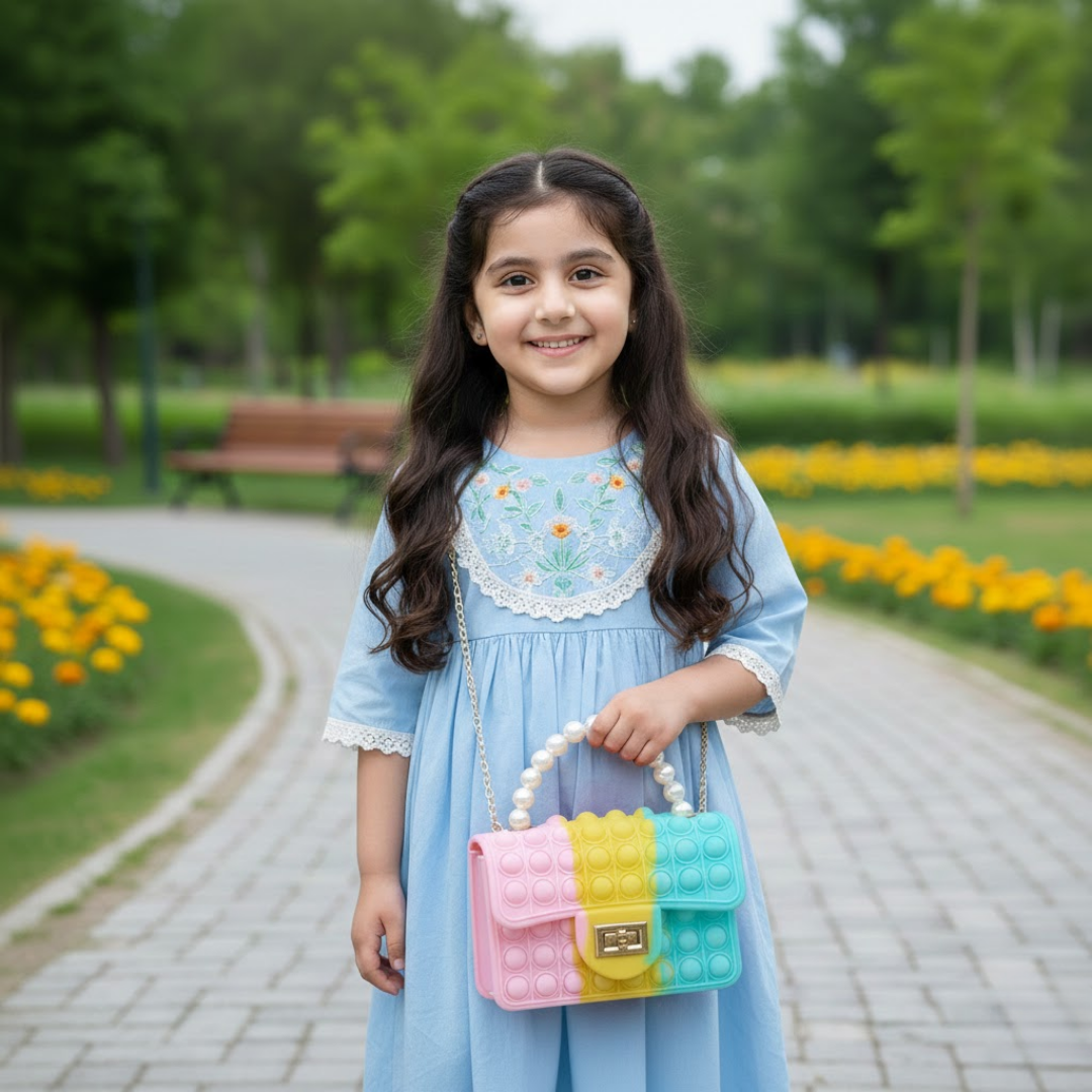 Mini Pop It Crossbody Bag - Multi Shaded