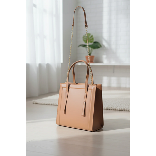 Mini Shoulder Bag - Brown