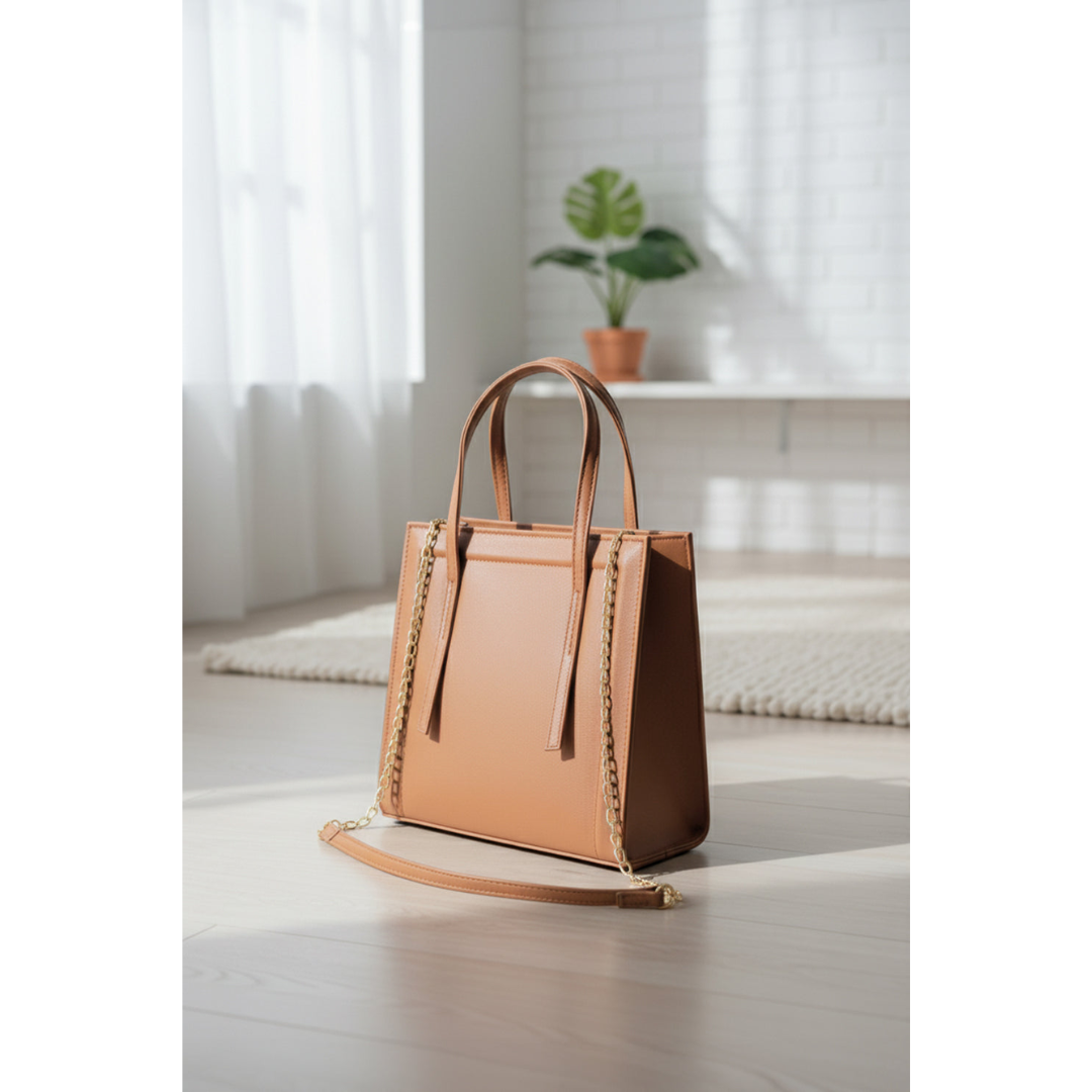 Mini Shoulder Bag - Brown