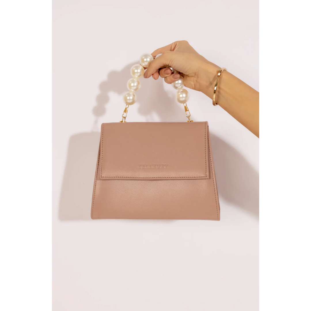 Pearl Handle Bag - Tea Pink