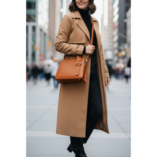 Ring Handbag - Brown