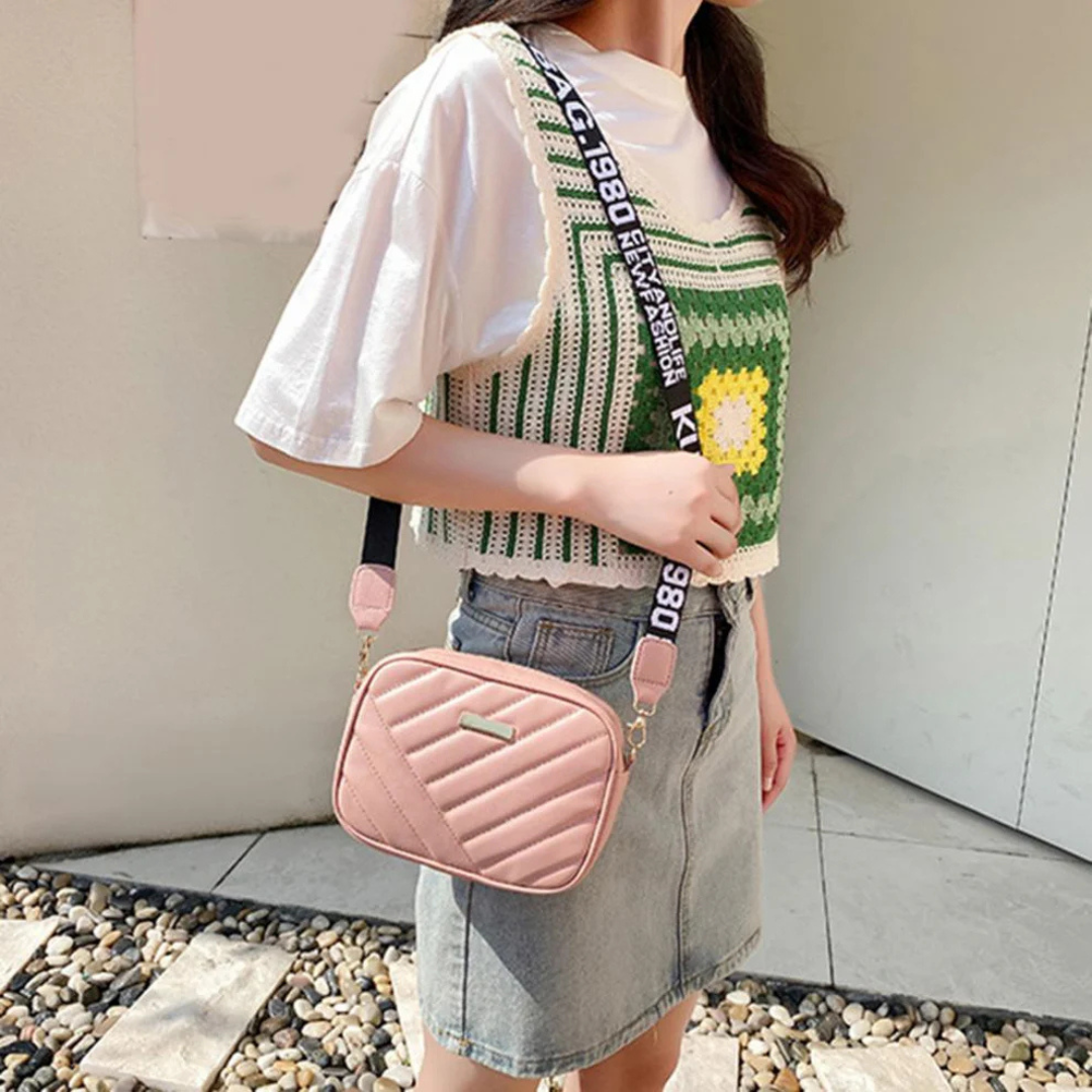 Sports Strap Crossbody - Pink