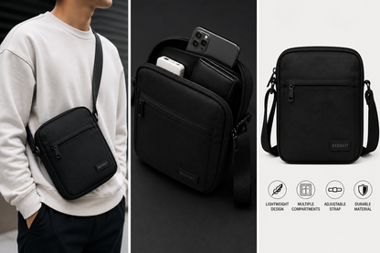 Urban Crossbody Bag - Black