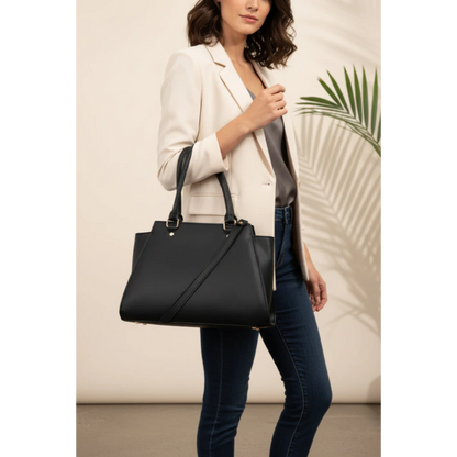Curve Shoulder Bag - Black