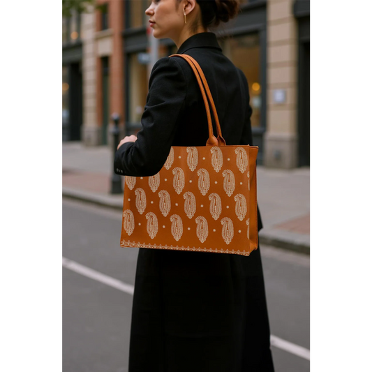 Embroidery Tote - Mustard