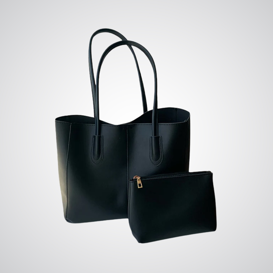 Everyday Tote + Pouch - Black