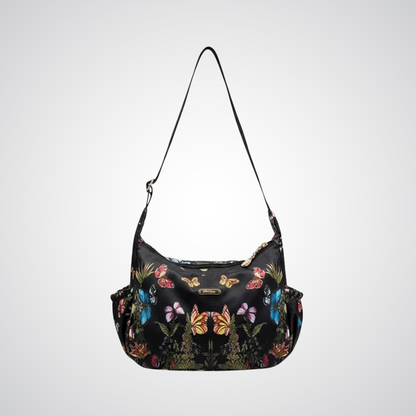Hobo Butterly Bloom Handbag - Black