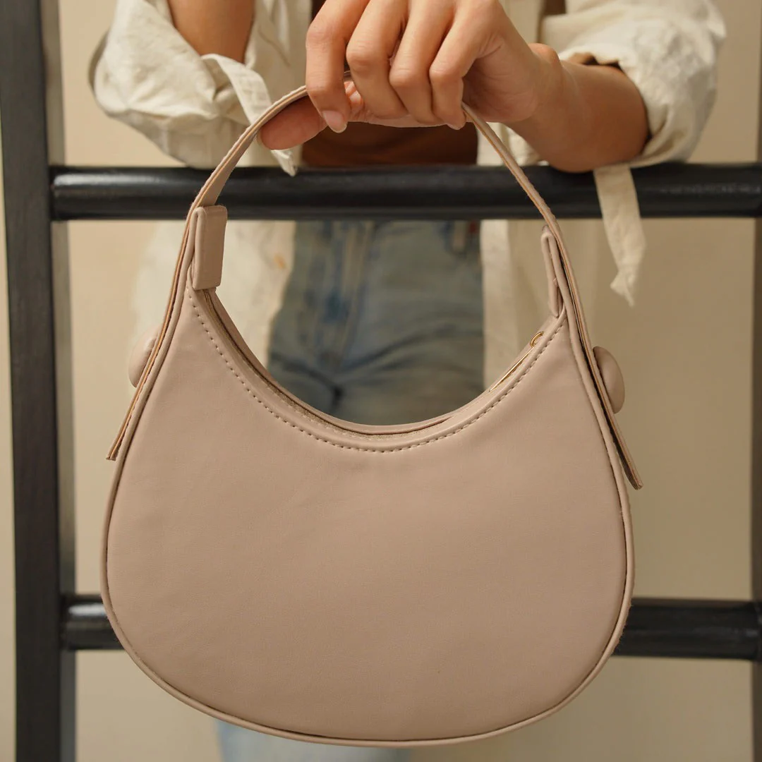Hobo Moon Bag - Tea Pink