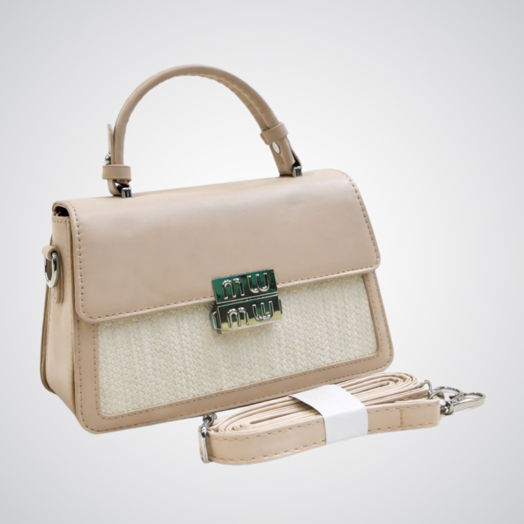 Imported Crossbody Bag - Beige