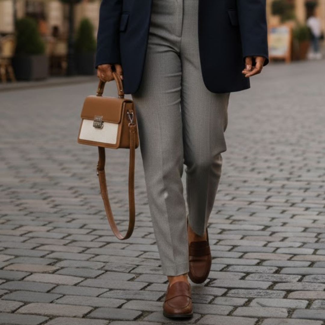 Imported Crossbody Bag - Brown