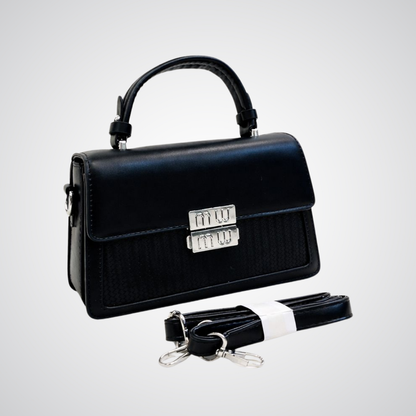 Imported Crossbody Bag - Full Black