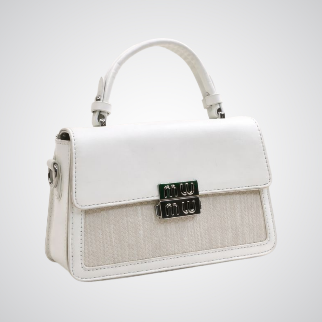 Imported Crossbody Bag - White