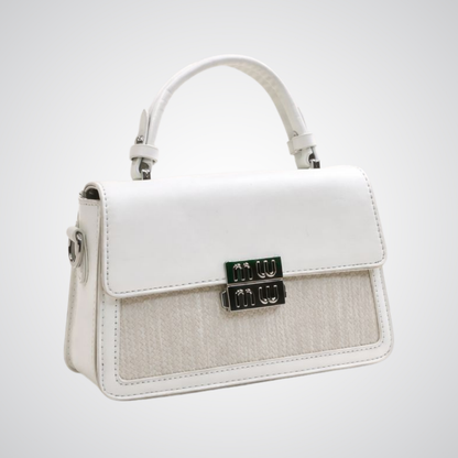 Imported Crossbody Bag - White