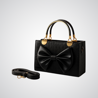 Bow Handbag - Black