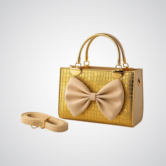 Bow Handbag - Yellow