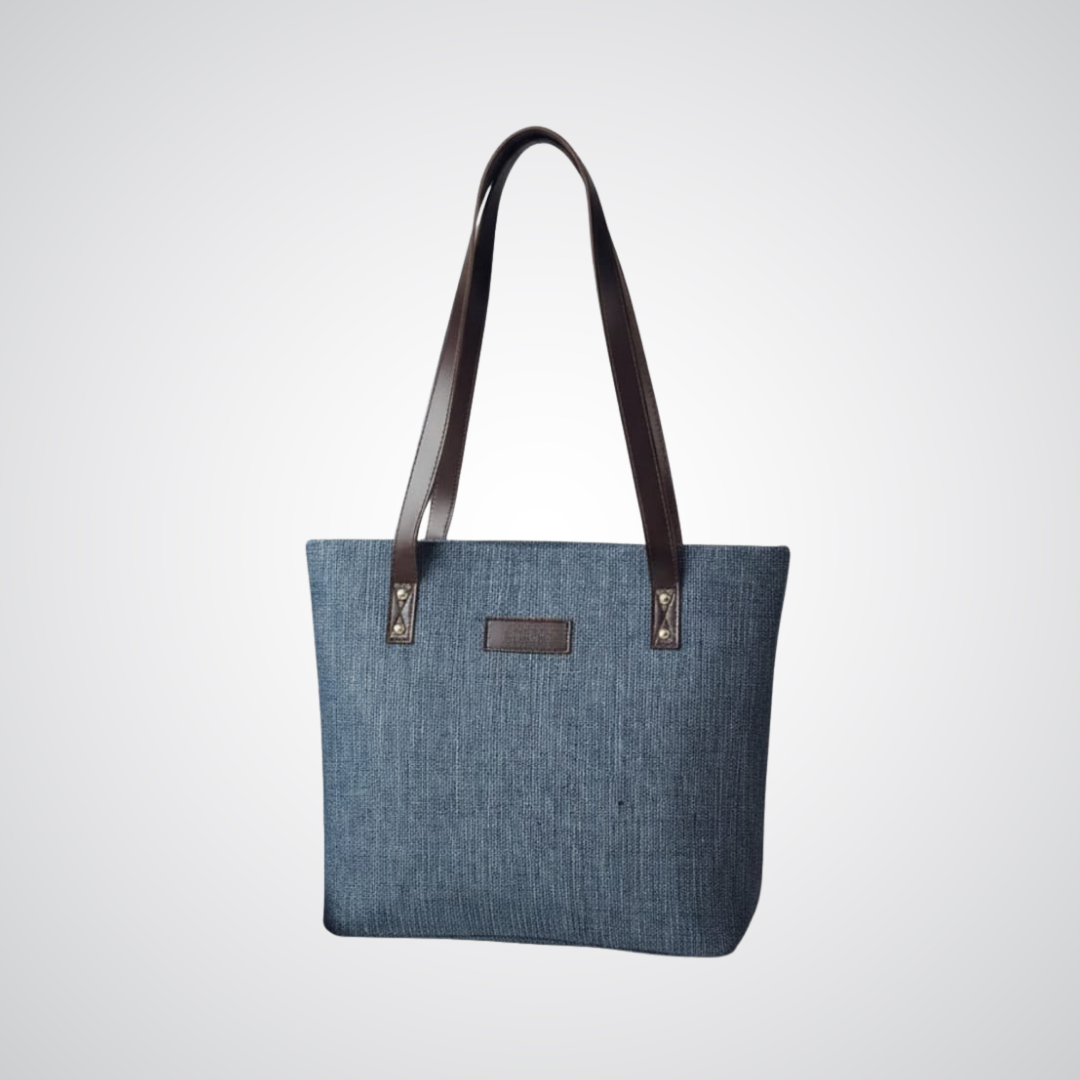 Luxe Grace Tote Bag - Blue