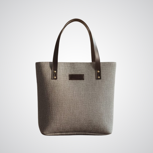 Luxe Grace Tote Bag - Grey