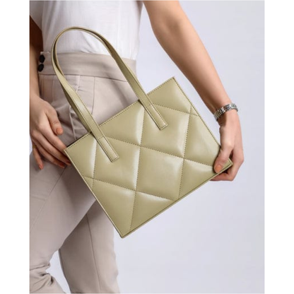 Luxe Hip Hop Handbag - Beige