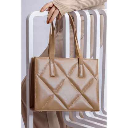 Luxe Hip Hop Handbag - Brown