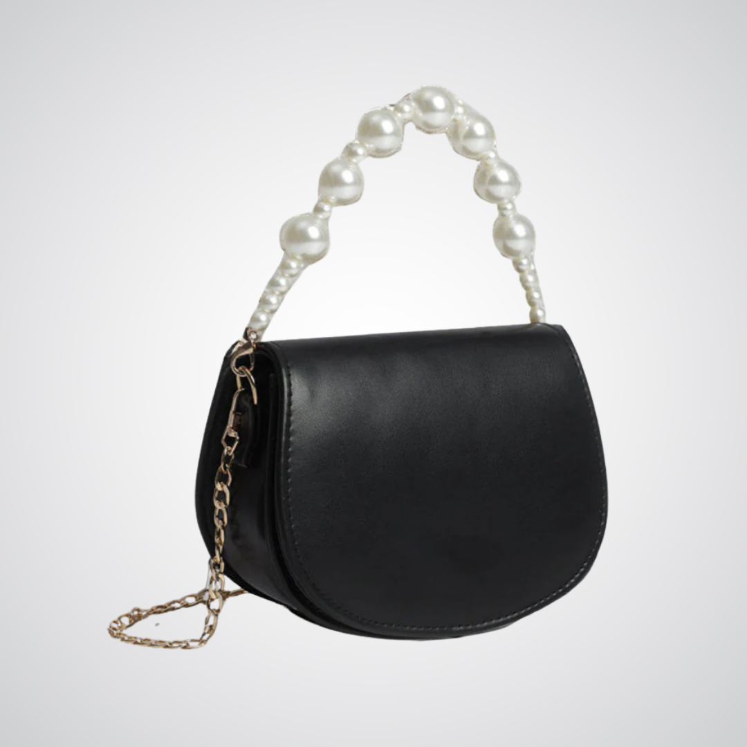 Midnight Pearl Handbag - Black
