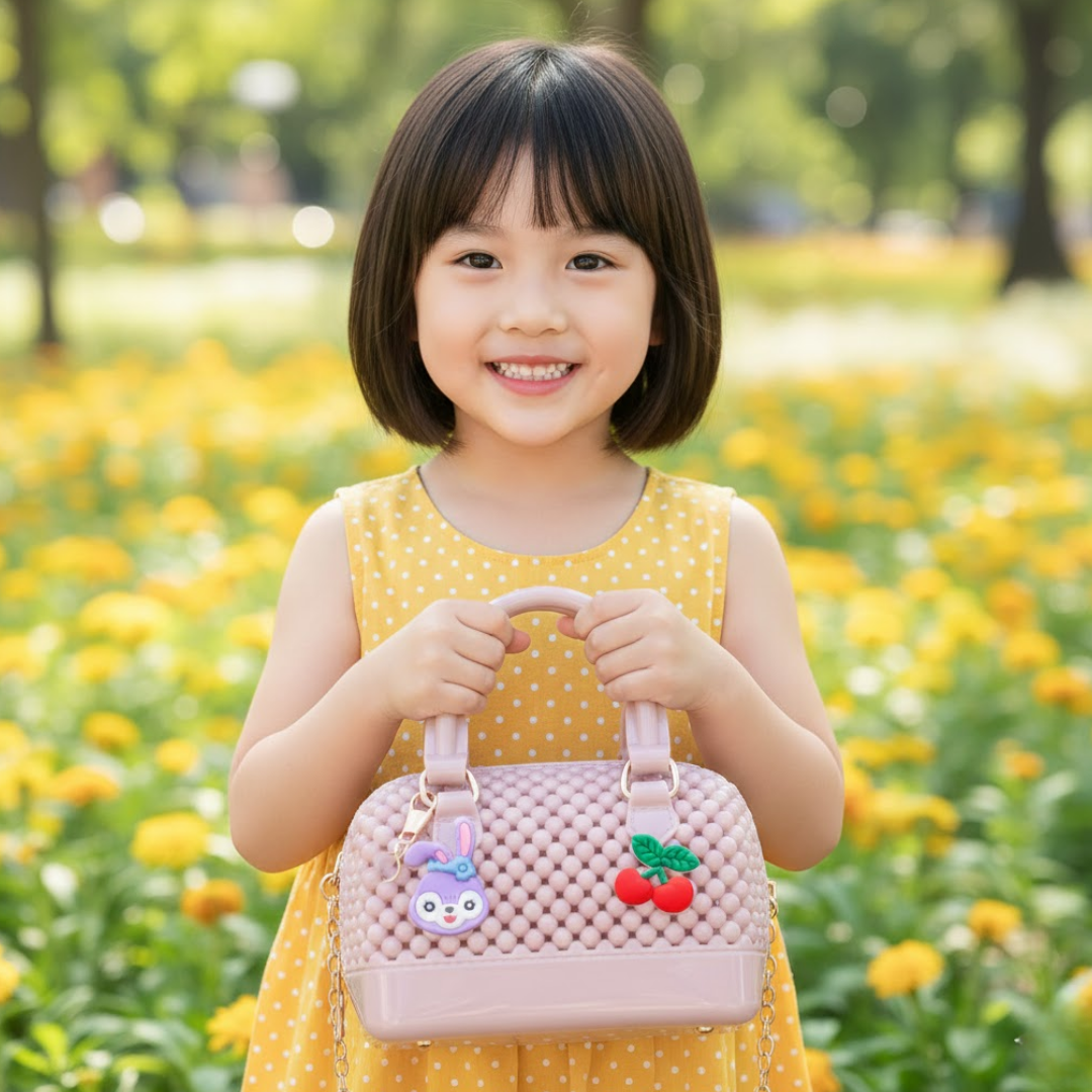 Mini Fiber Jelly Bag - Beige