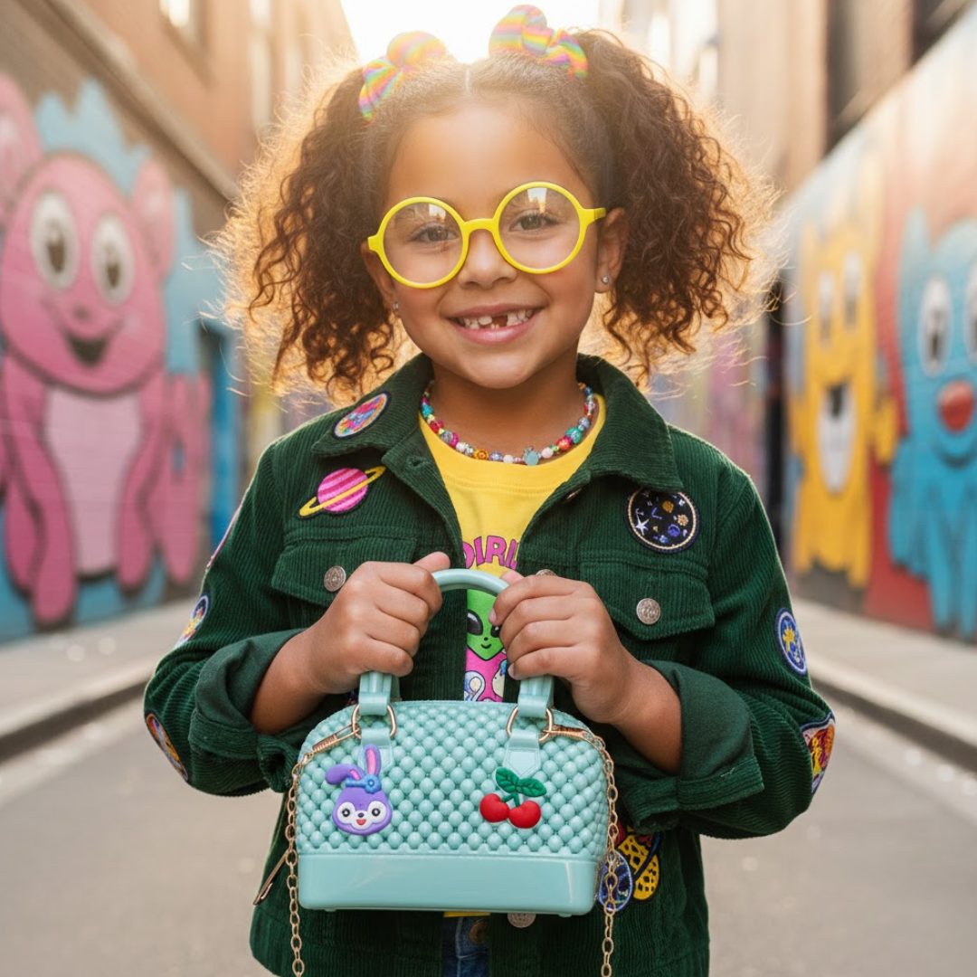 Mini Fiber Jelly Bag - Mint