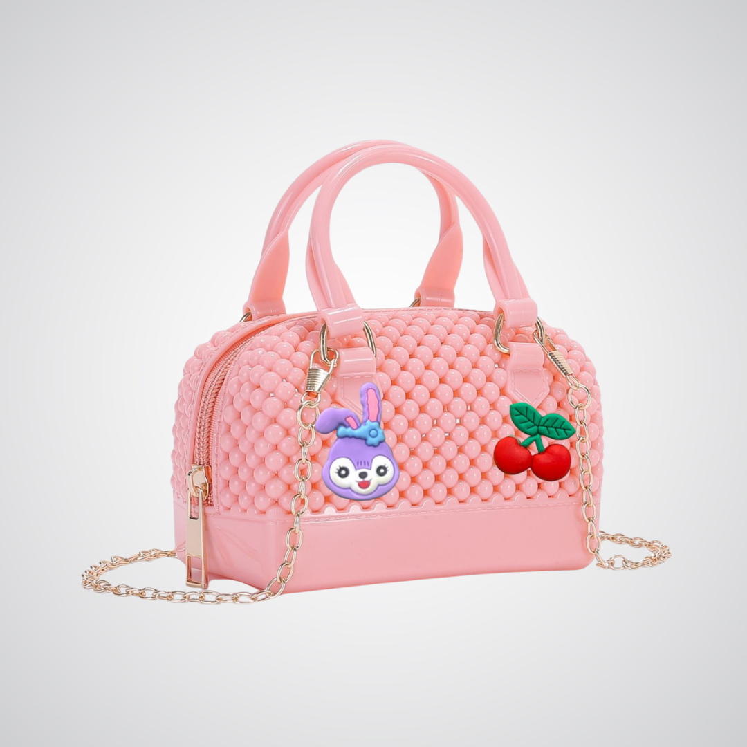 Mini Fiber Jelly Bag - Pink