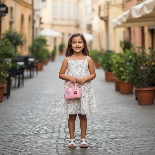 Mini Fiber Jelly Bag - Pink