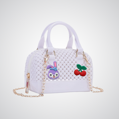 Mini Fiber Jelly Bag - White