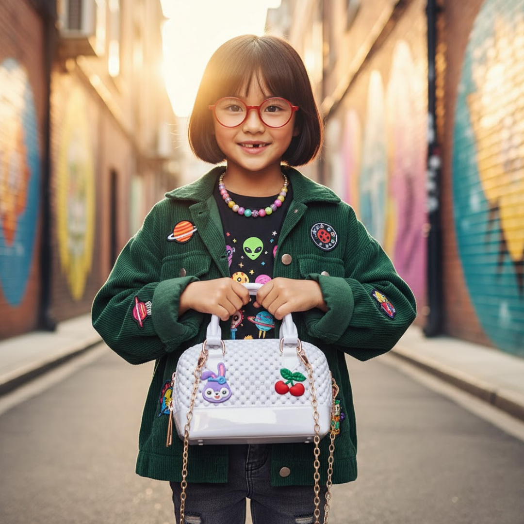 Mini Fiber Jelly Bag - White