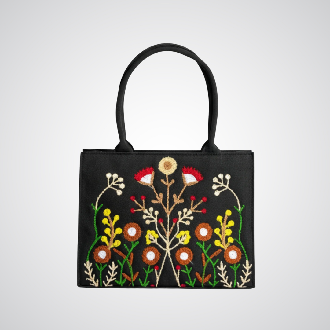 Mini Jute Tote - Black