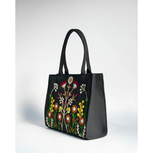 Mini Jute Tote - Black