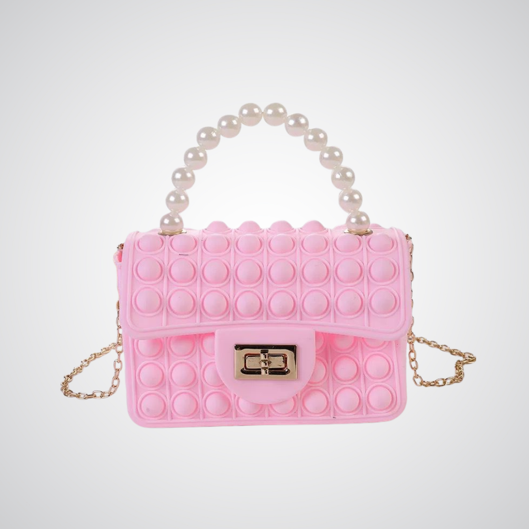 Mini Pop It Crossbody Bag - Light Pink