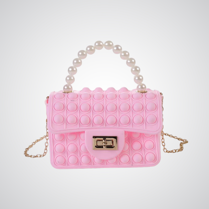 Mini Pop It Crossbody Bag - Light Pink