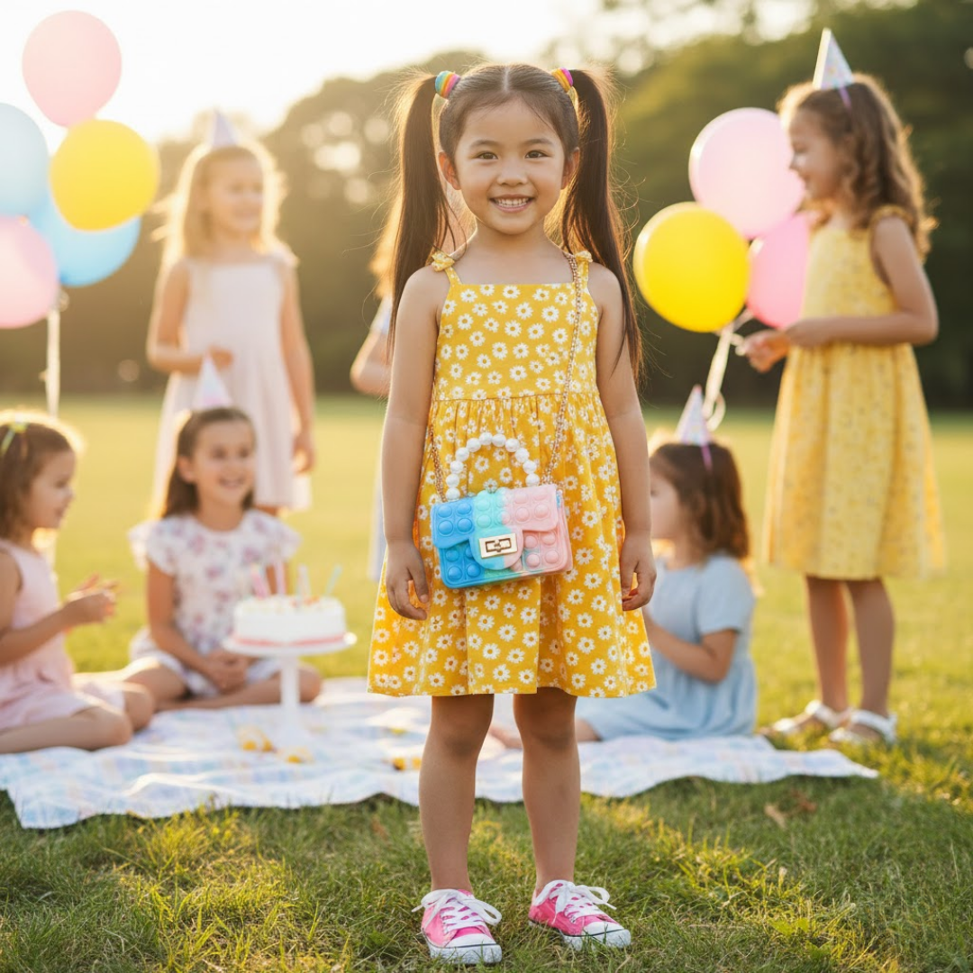 Mini Pop It Crossbody Bag - Multi Coloured