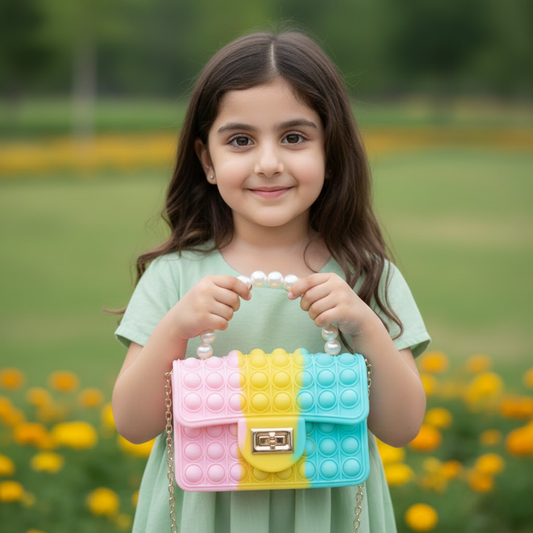 Mini Pop It Crossbody Bag - Multi Shaded