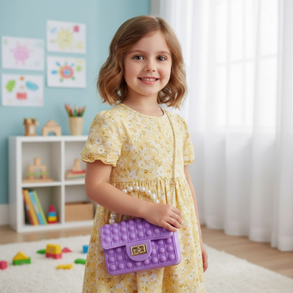 Mini Pop It Crossbody Bag - Purple