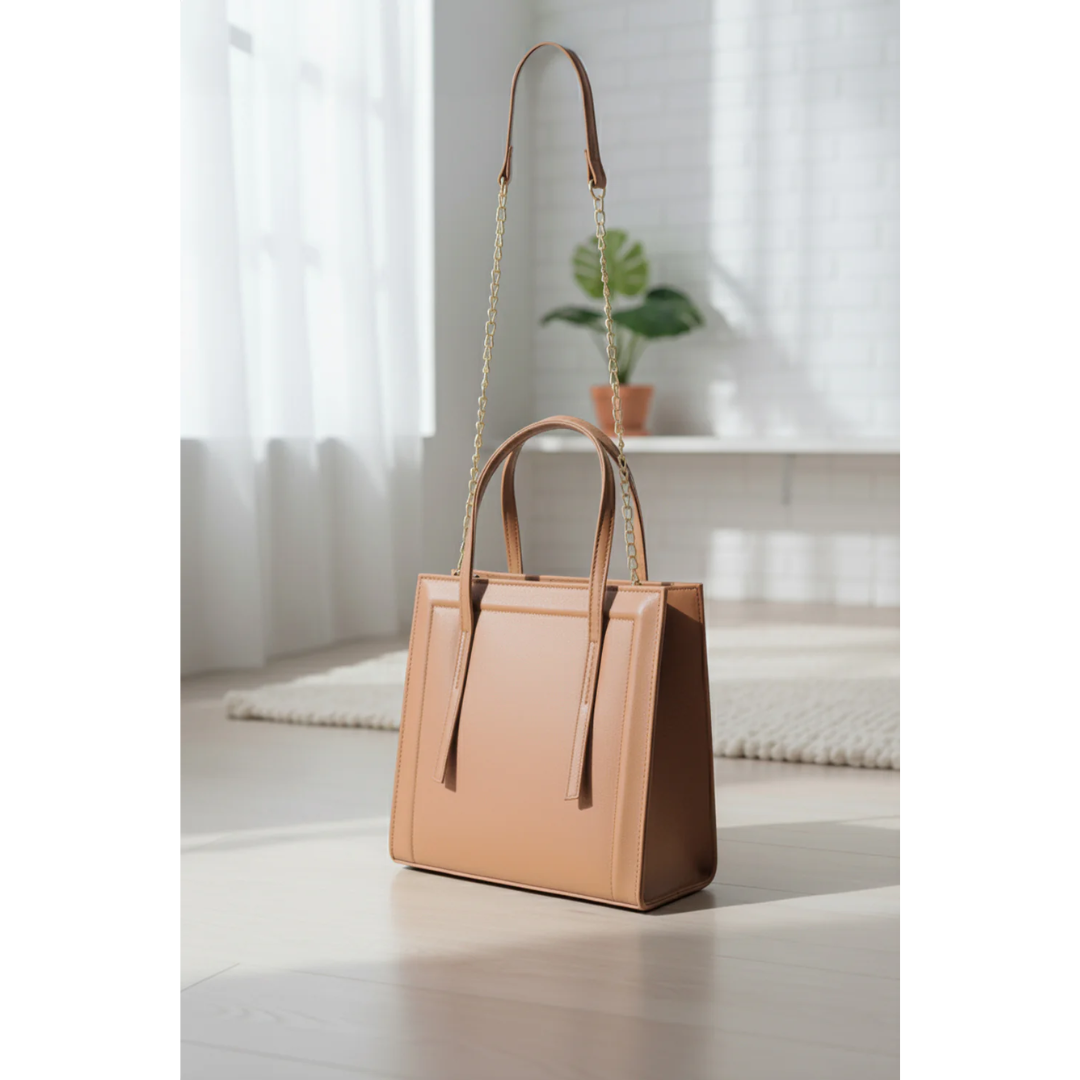 Mini Shoulder Bag - Brown