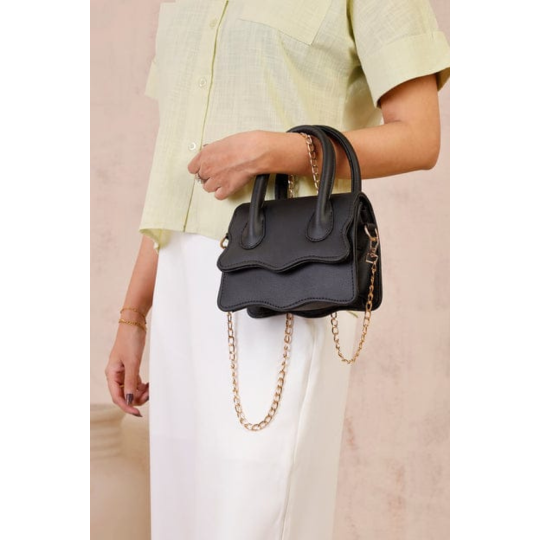 Muffin Handbag - Black
