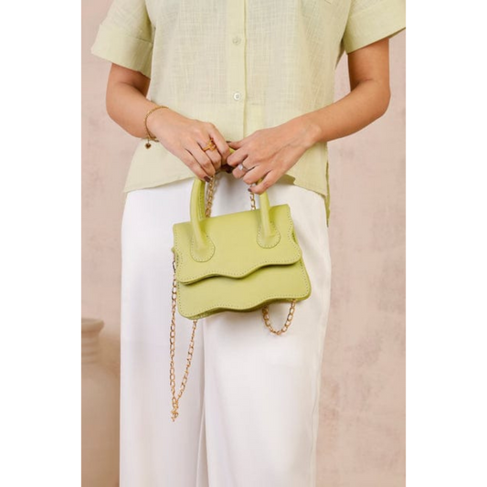 Muffin Handbag - Lime Green