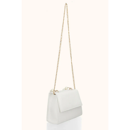 Pearl Handle Bag - White