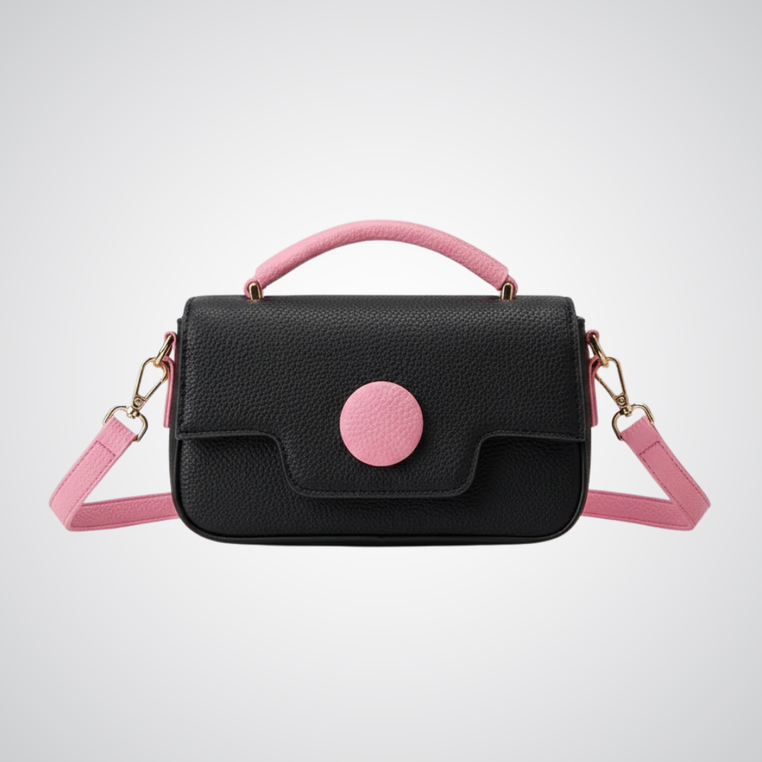 Pebble Grain - Black & Pink