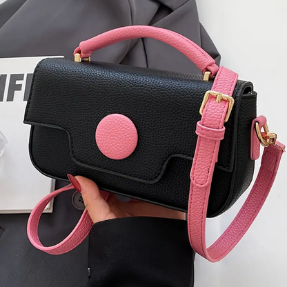 Pebble Grain - Black & Pink