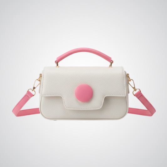 Pebble Grain - White & Pink