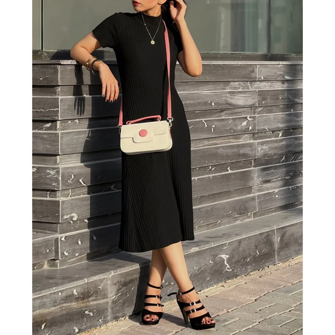 Pebble Grain - White & Pink