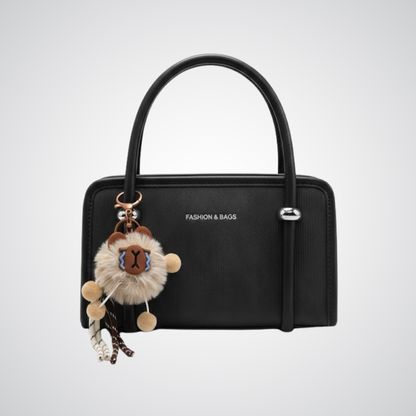 Premium Textured Handbag - Black